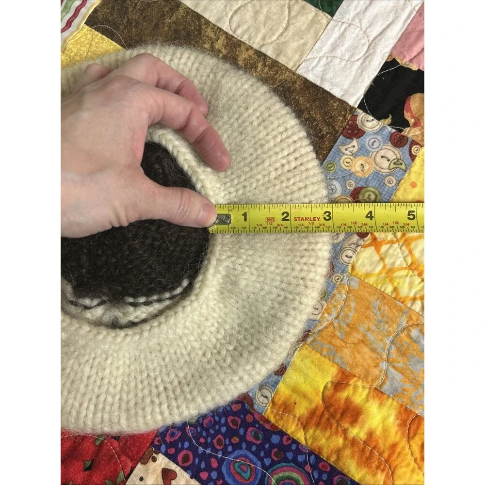 VTG Hand Knit Wool Beret